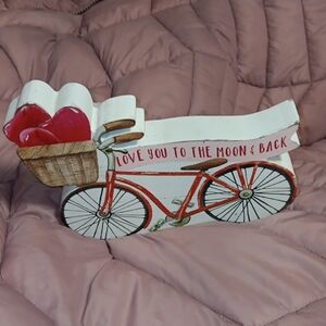 Love You to the Moon & Back Bicycle Deco Art 7"